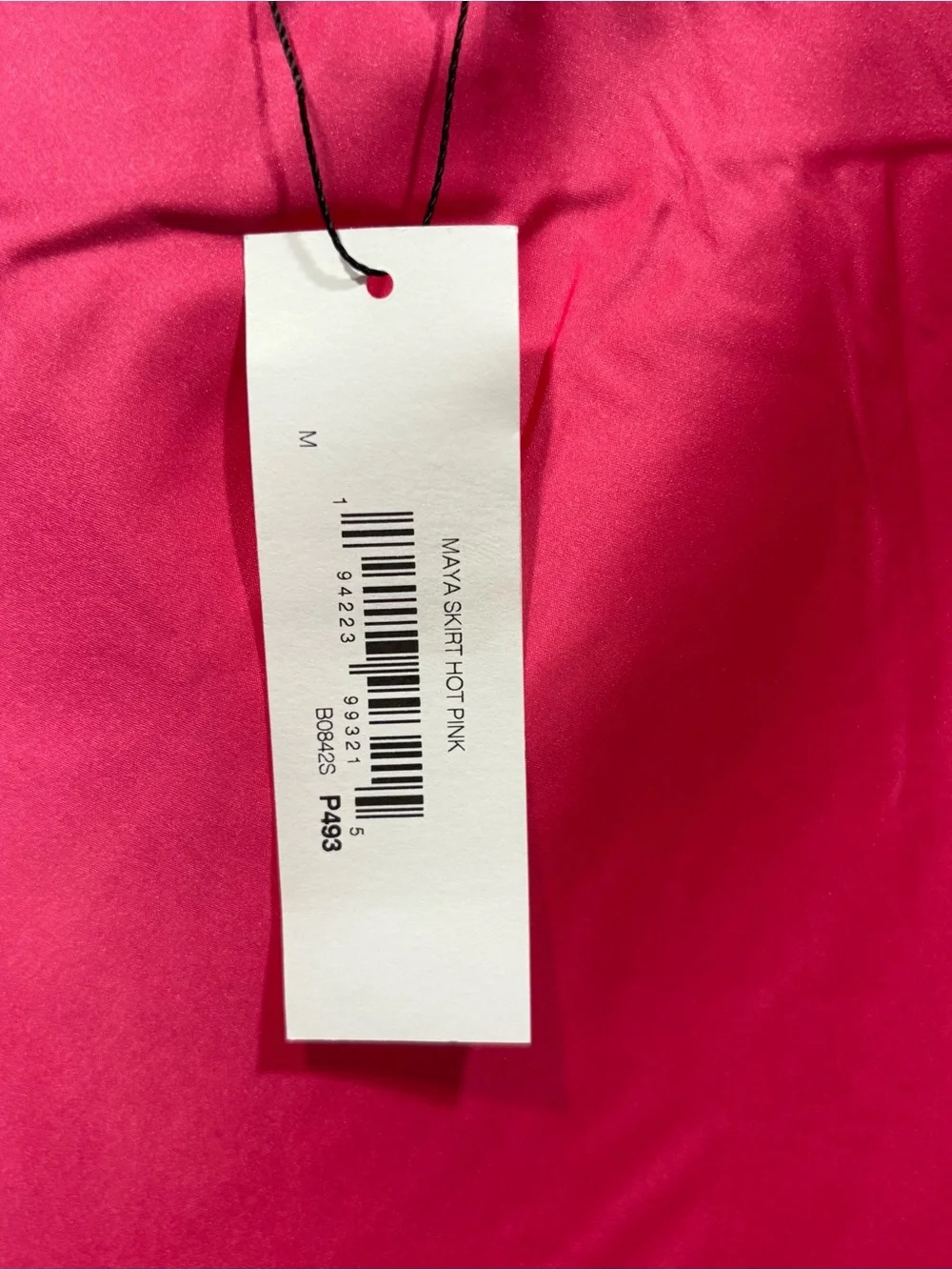 The Drop Women’s Maya Pink Silky Slip Midi Skirt - Size Medium